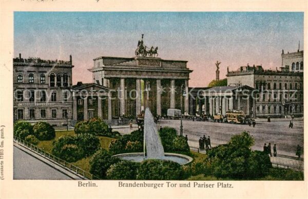 Lunakarte Nr. 17813 Berlin Brandenburger Tor Pariser