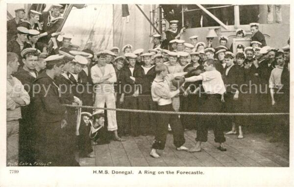 Sport Matrosen Boxen HMS Donegal Ring on the