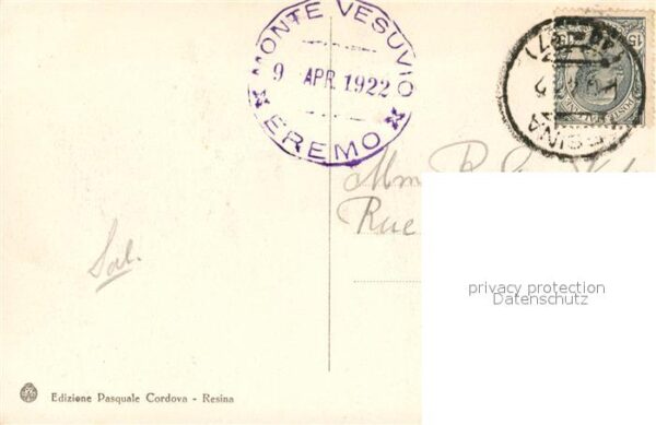 Vulkane Geysire Vulcans Geysers Cratere del Vesuvio 1906 – Bild 2