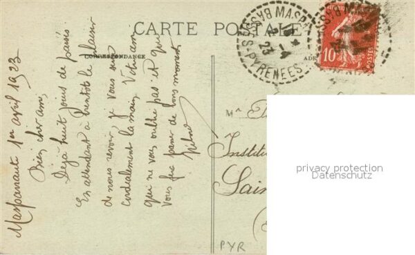 Landwirtschaft Pyrenees Attelage de Boeufs – Bild 2