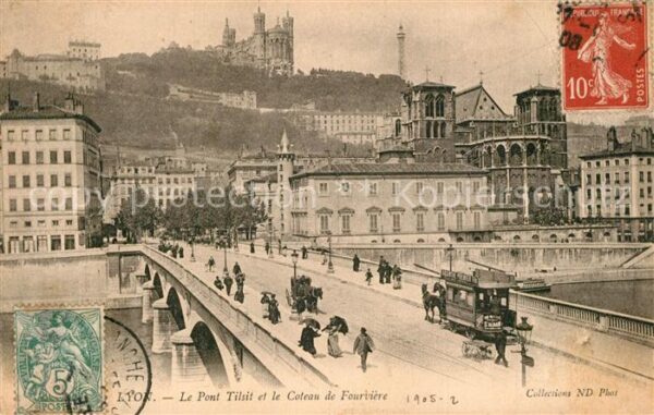Strassenbahn Pont Tilsit Coteau de Fourviere