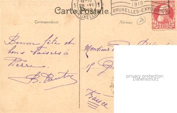 Adel Belgien Roi Albert 1909 Cortege en Cours de Rou – Bild 2