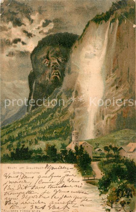 Berggesichter Staubbach Litho Verlag-Killinger-Nr. 12