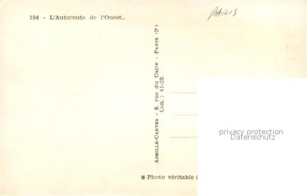 Autobahn Autoroute de l'Ouest Paris – Bild 2