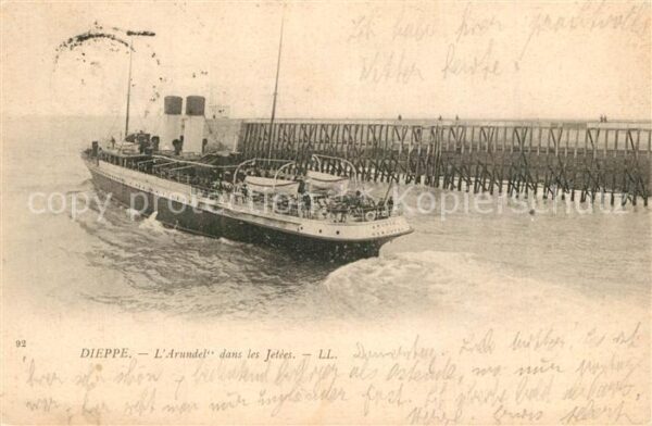 Dampfer Oceanliner L'Arundel Dieppe