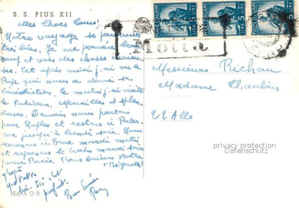 Papst S.S. Pius XII – Bild 2