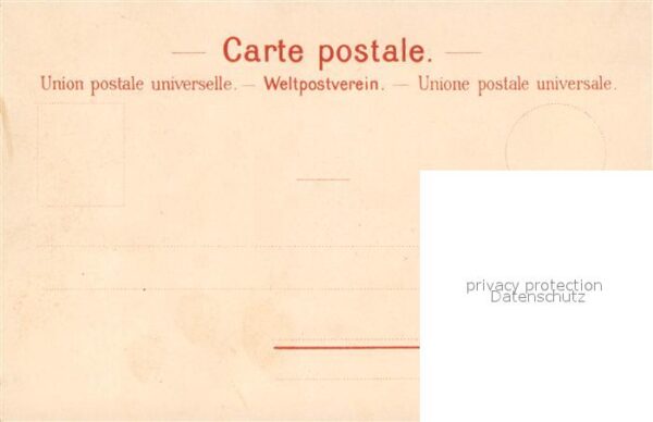 Briefmarken auf Postkarte Schweiz Blumen Litho – Bild 2