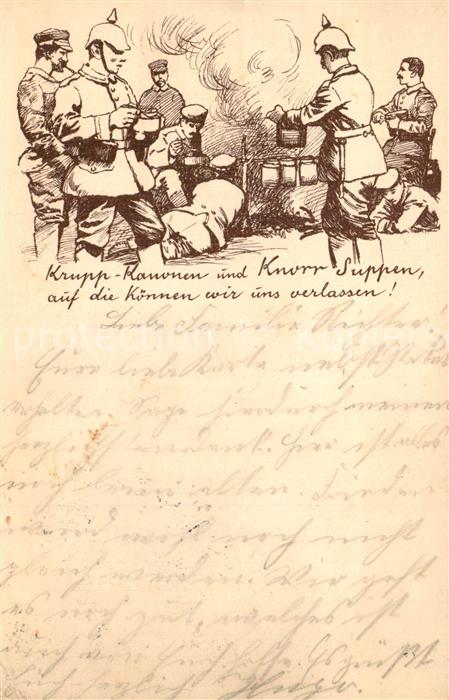 Krupp Militaria Feldk?che Knorr-Suppen