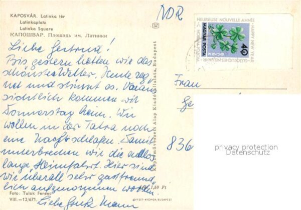 Kaposvar Latinkaplatz – Bild 2