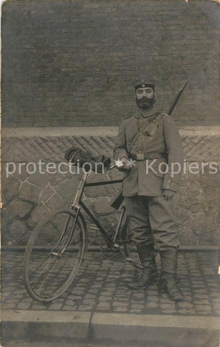 Militaria WK1 Fahrrad Gewehr