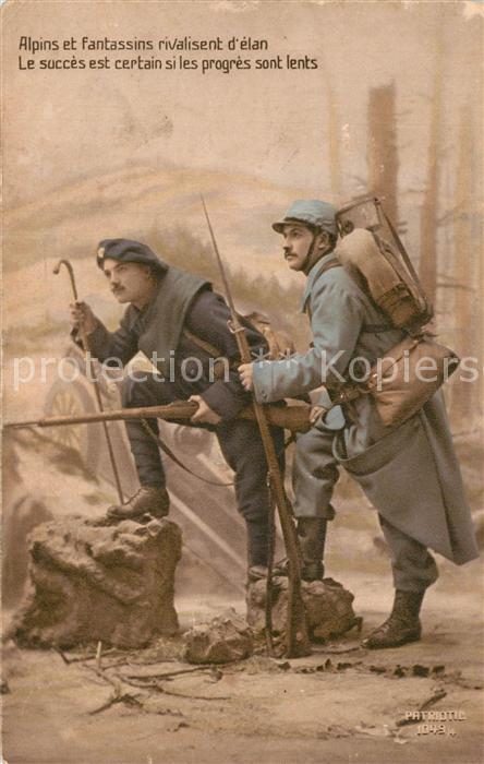 Militaria France Chasseurs Alpins Gebirgsjäger