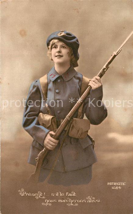 Foto Patriotic Nr. Militaria France WK1 IR17