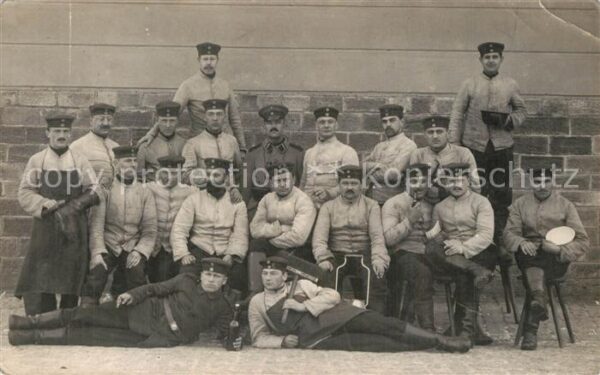 Militaria Deutschland WK1 Gruppenfoto