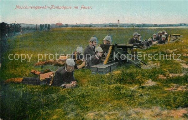 Militaria Deutschland WK1 MG Maschinengewehr
