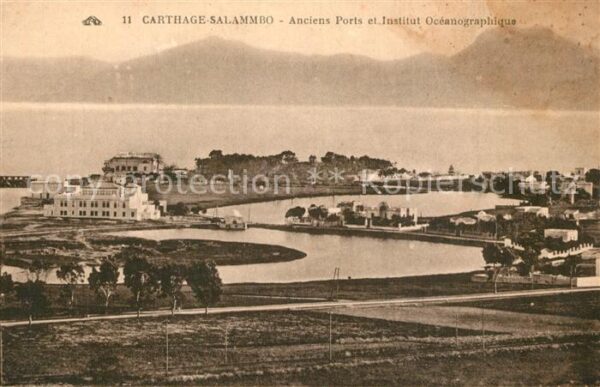 Salammbo Carthage Karthago anciens Ports et Institut Océanographiq