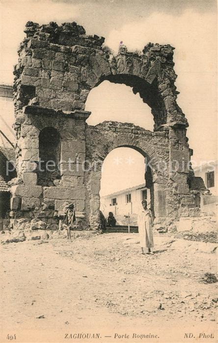 Zaghouan Porte Romaine Ruines