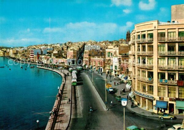 Sliema The Strand Uferstrasse