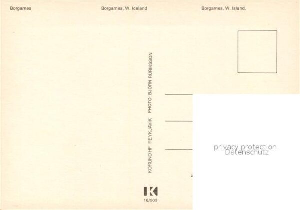 Borgarnes Fliegeraufnahme – Bild 2