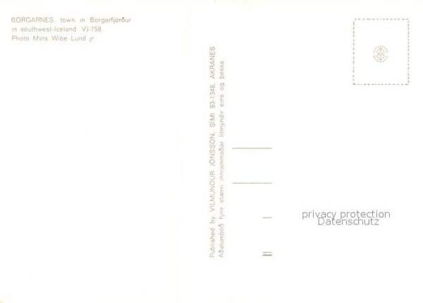 Borgarnes Fliegeraufnahme – Bild 2