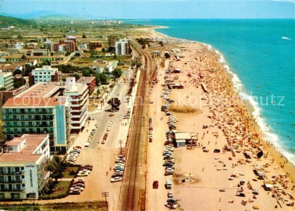 Malgrat de Mar Vista aérea de la playa