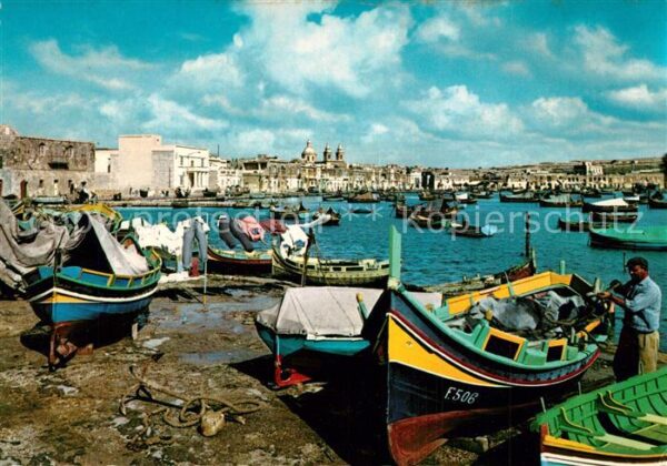 Marsaxlokk Fischerboote Hafen