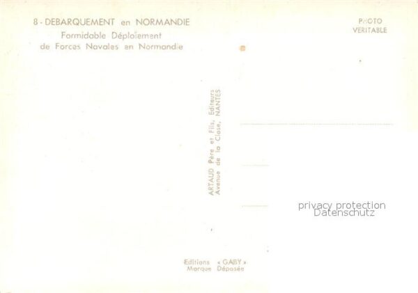 Militaria Frankreich Debarquement en Normandie Forces Navale – Bild 2