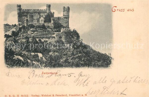 Falkenburg Zlocieniec Die Falkenburg