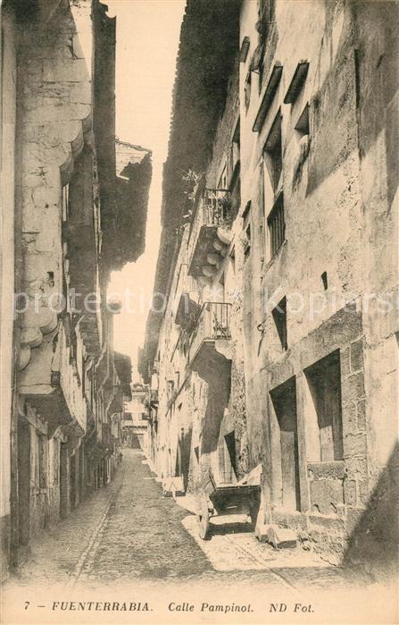 Fuenterrabia Hondarribia Calle Pampinot