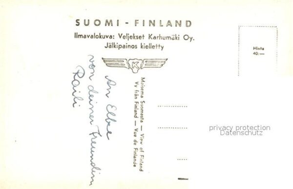 Suomi Finnland Joroinen – Bild 2