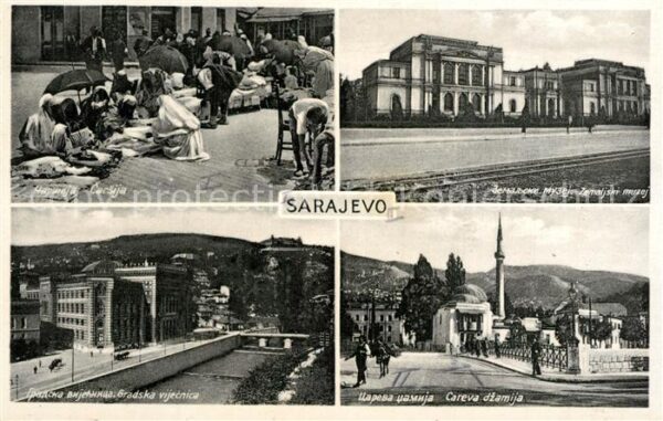 Sarajevo Carsija Zemaljski muzej Gradska vijecni