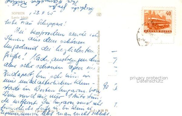 Sopron Oedenburg Lenin korul – Bild 2