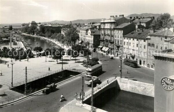Rijeka Fiume Stadtansicht