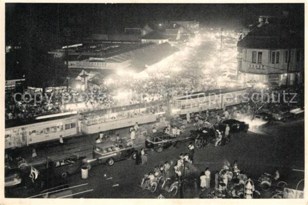 Djakarta Pantjoran dimalam hari