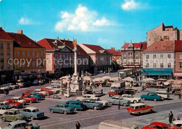 Wiener Neustadt Hauptplatz Mariens?ule Rathaus