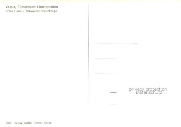 Vaduz F?rstentum Liechtenstein Rotes Haus mit – Bild 2