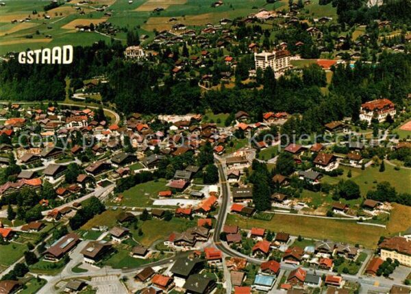 Gstaad Fliegeraufnahme