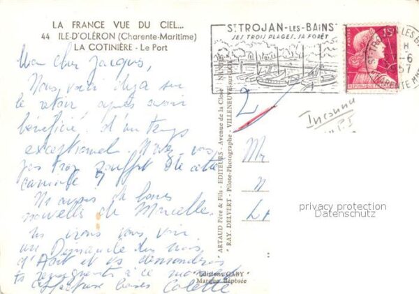 Ile d Oleron Fliegeraufnahme Port Cotiniere – Bild 2