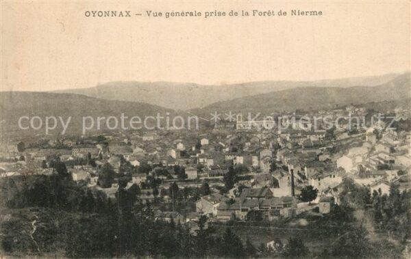 Oyonnax Vue generale prise de la Foret de Nierm