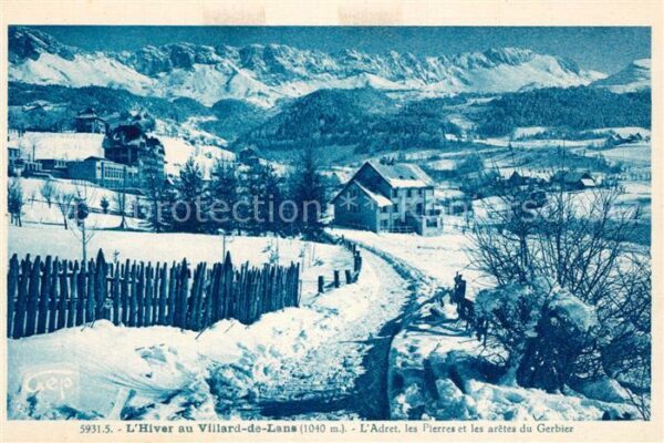Villard-de-Lans Adret les Pierres et les aretes du Gerb
