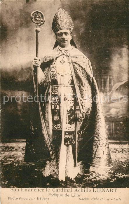 Lille Nord Son Eminence le Cardinal Achille Lienar