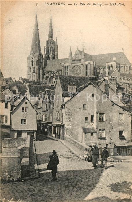 Chartres 28 La Rue du Bourg