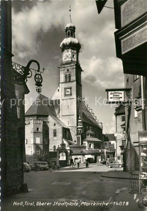 Hall Tirol Oberer Stadtplatz Pfarrkirche