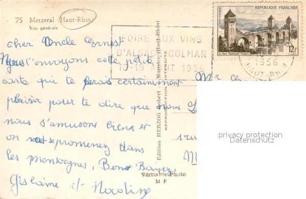 Metzeral Haut Rhin Vue generale – Bild 2