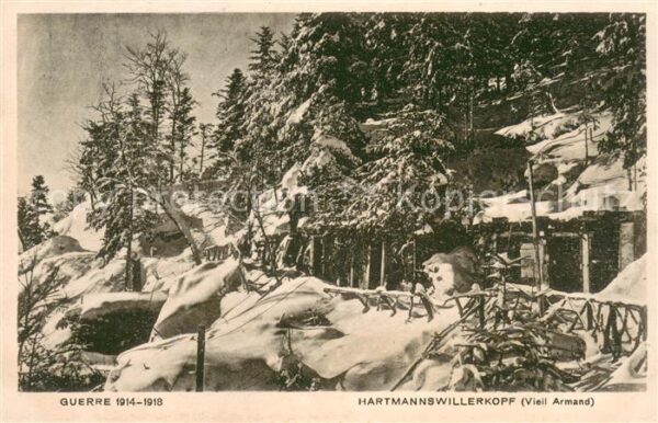 Hartmannswillerkopf Grande Guerre 1914-1918 en hiver