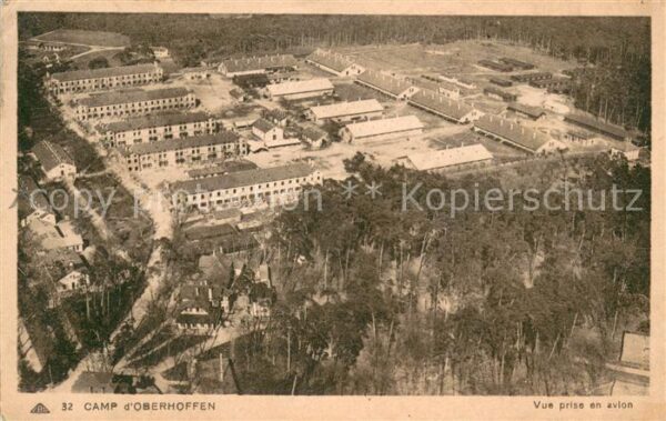 Oberhoffen-sur-Moder Le Camp vue aérienne