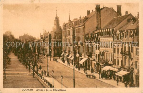 Colmar Haut Rhin Elsass Avenue de la République