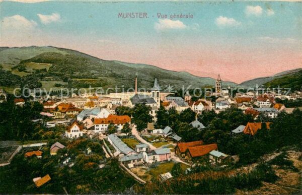 Munster Haut Rhin Elsass Vue Generale