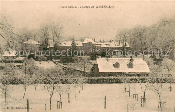 Wesserling Husseren Chateau en hiver