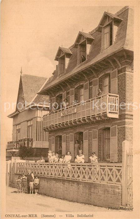 Onival sur Mer Villa Solidarité