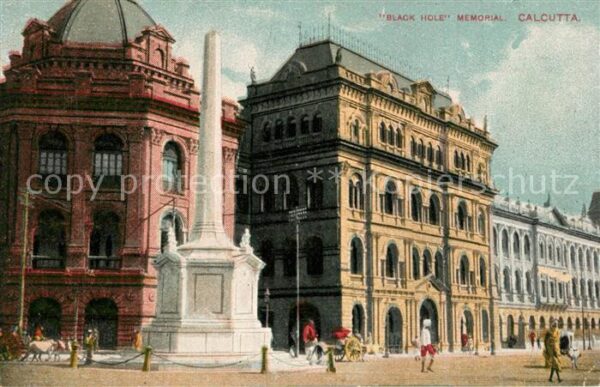 Calcutta Black Hole Memorial Denkmal Medol Werbu